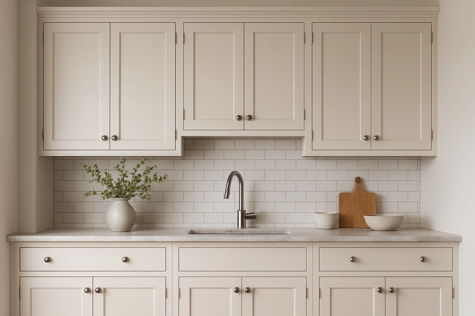 Professional cabinet painting services by C&C Painting Saskatoon